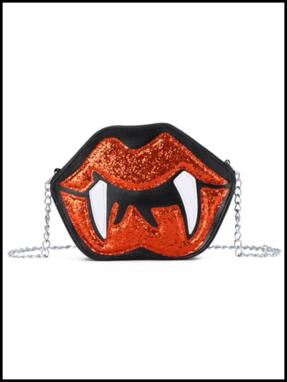 Novelty Halloween Purse for Women Fun Shaped Lip Shoulder Bag Devil Handbag